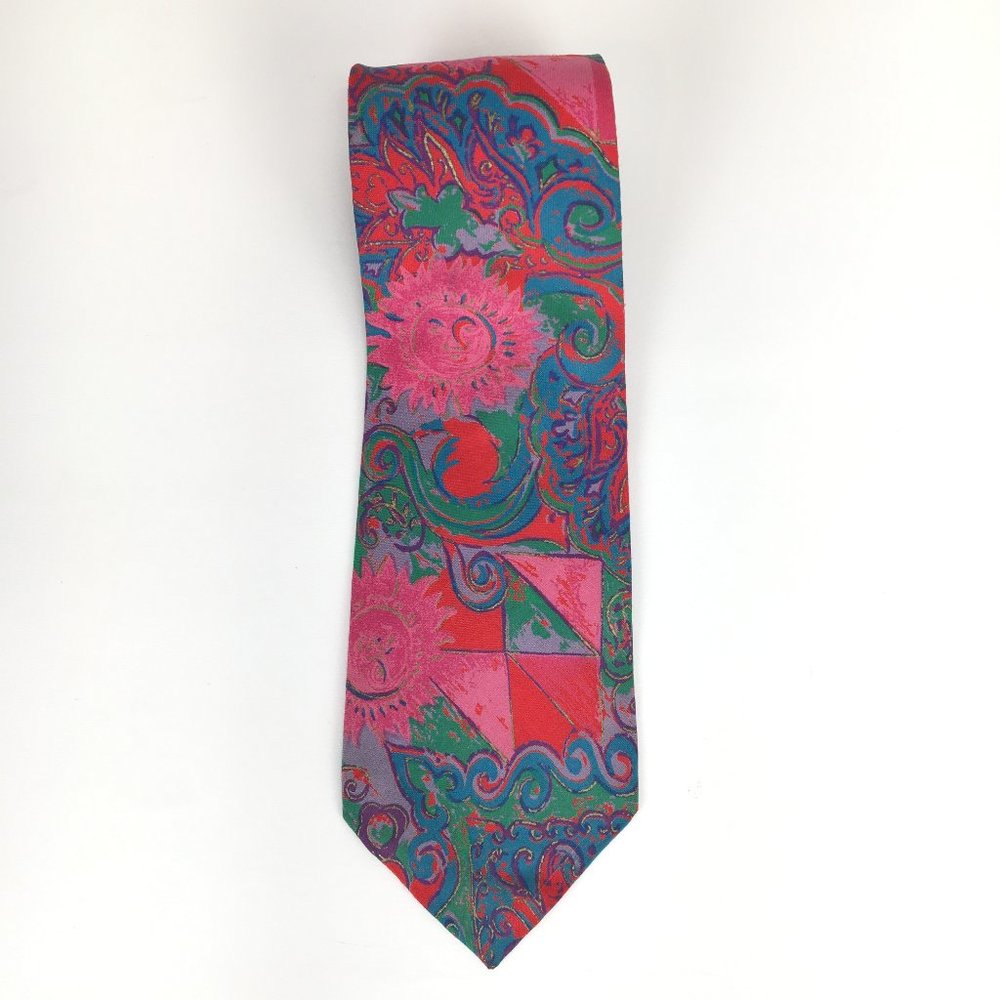Retro Design Studio Abstract Patterned Neck tie - Picture 2 of 3